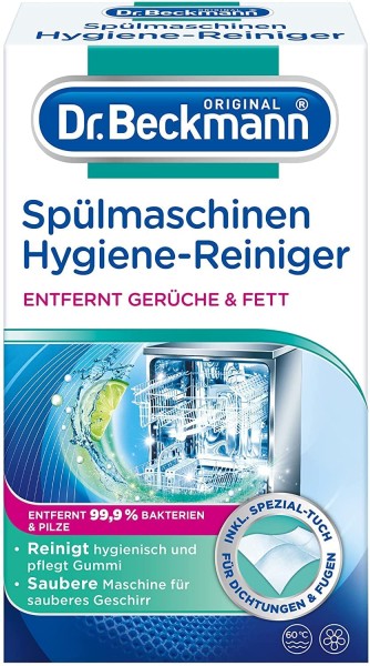 Dr. Beckmann Spülmaschinen Hygiene Reiniger 75g+Feuchttuch