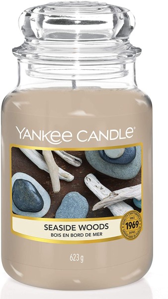 Yankee Candle Seaside Woods Duftkerze im Glas 623g Brenndauer bis zu 150 Stunden
