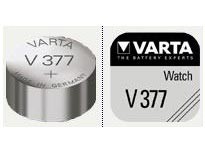 VARTA Knopfzelle für Uhren 377 1,5V Silver