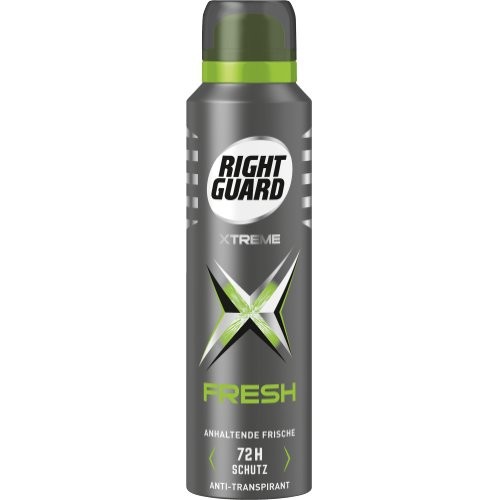 Right Guard Anti-Transpirant Deospray Xtreme Fresh 150ml für den Mann 72h Schutz
