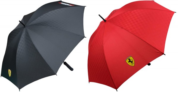 Scuderia Ferrari Stockschirme Regenschirme Rot & Schwarz