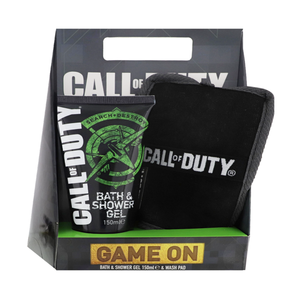 Call of Duty Geschenkset Game On Duschgel Bath & Showergel 150ml + Washpad