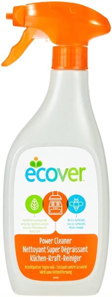 Ecover Küchen Kraft Reiniger Allzweckreiniger mit pflanzenbasierten Inhaltsstoffen 500ml