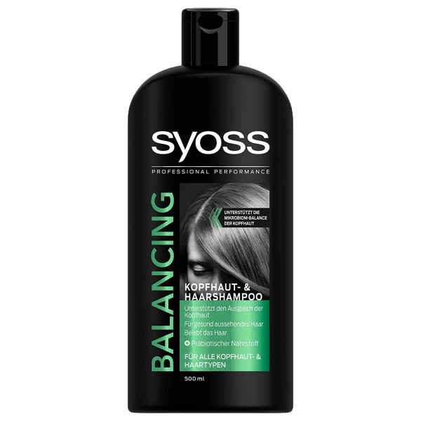SYOSS Professional Performance Balancing Kopfhaut- und Haarshampoo 500ml