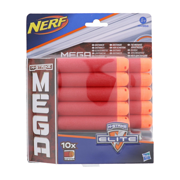 Hasbro Nerf A4368E24 N-Strike Elite MEGA 10x Darts Nerf Zubehör