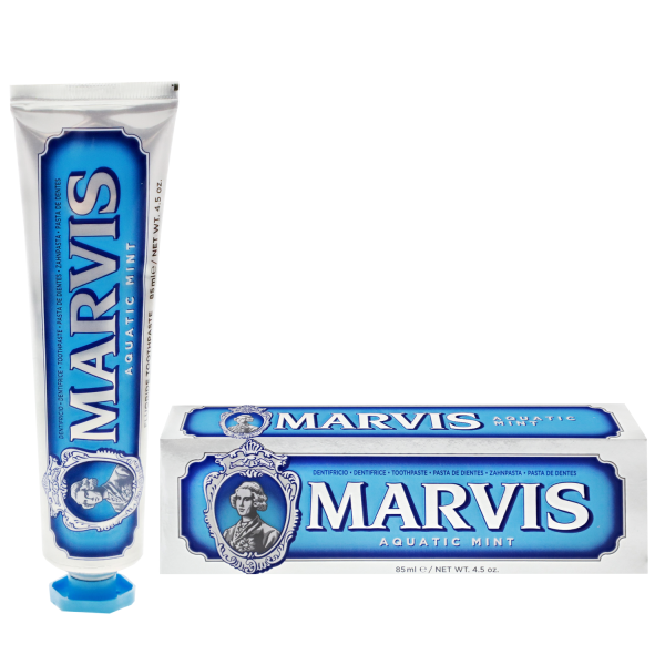 Marvis Aquatic Mint Toothpaste Zahncreme 85ml ein Hauch von Minze Marinefrische