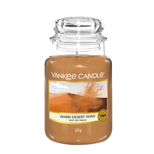 Yankee Candle Warm Desert Wind Duftkerze Groß Glas Brenndauer bis zu 150 Stunden