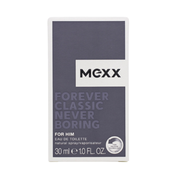 Mexx Forever Classic Never Boring for Him Eau de Toilette EDT Natural Spray 30ml