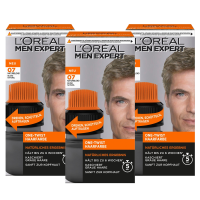 3 x L\'Oreal Men Expert One Twist Haarfarbe 07 Naturblond für Männer kaschiert graue Haare