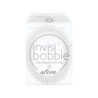 invisibobble Slim Crystal Clear 3 Dünne Haargummis transparent eleganter Look