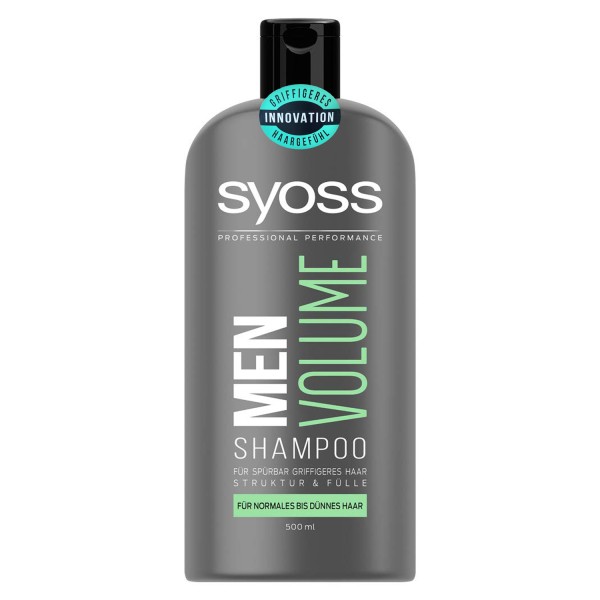 3 x SYOSS Professional Performance Men Volume Shampoo je 500ml