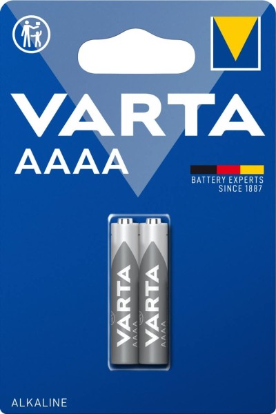 VARTA Electronics 4061 Alkaline Batterie AAAA 2er Blister