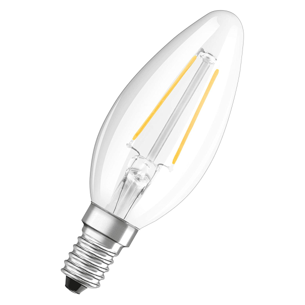 Osram LED Star Classic B 25 Lampe Kerzenform E14 25W Filament Klar Warmweiß 250lm