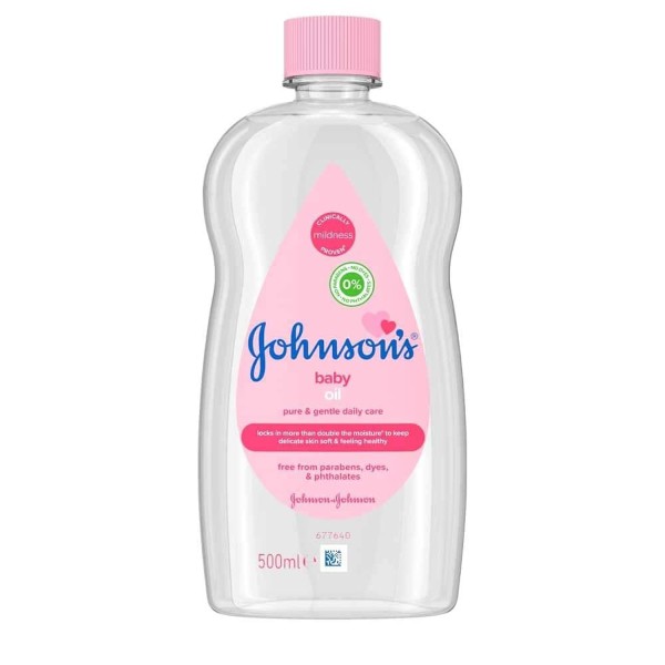 Johnsons & Johnsons Baby Öl Mild Ohne Farb- und Konservierungsstoffe 500ml