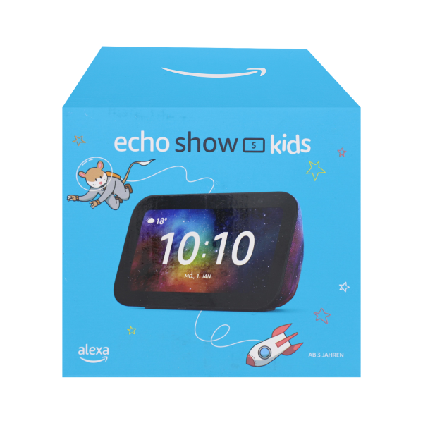 Amazon Echo Show 5 Kids 3. Generation Weltraum-Design für Kinder entwickelt mit Kindersicherung