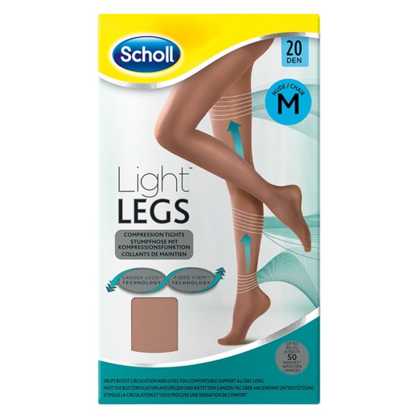 Scholl Light Legs 20 DEN Größe M Strumpfhose mit Kompressionsfunktion Nude