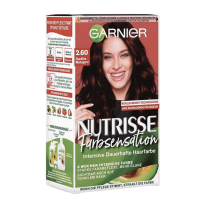 Garnier Nutrisse Haarfarbe 2.60 Dunkles Mahagoni (Rot) Pflegende Intensivtönung Farbsensation