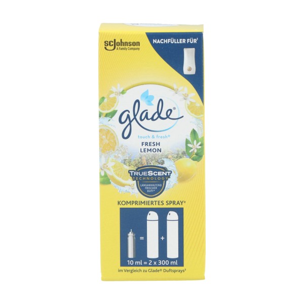 Glade Touch & Fresh Lufterfrischer Nachfüller Fresh Lemon 10ml  Langanhaltender Duft