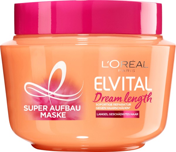 LOreal Paris Elvital Dream Length Super Aufbau Haarmaske Intensive Haarkur 300ml