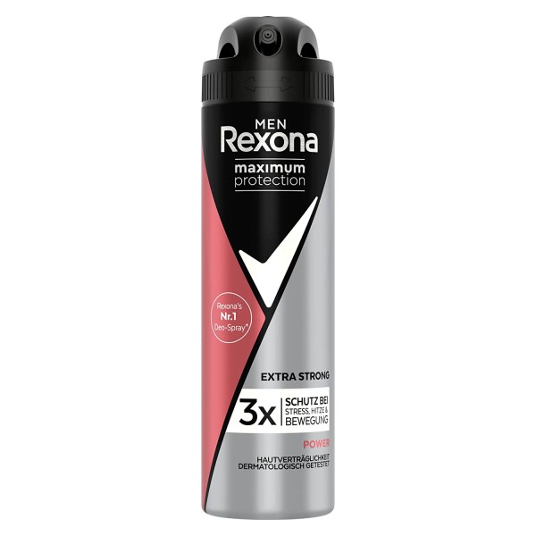 6 x Rexona Men Maximum Protection Power Deodorant Anti Transpirant Spray je 150 ml Extra Stark