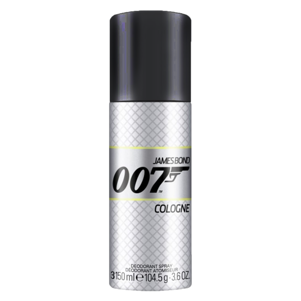 James Bond 007 Cologne Deospray Schutz vor Schweiß mit erfrischenden Duft 150ml
