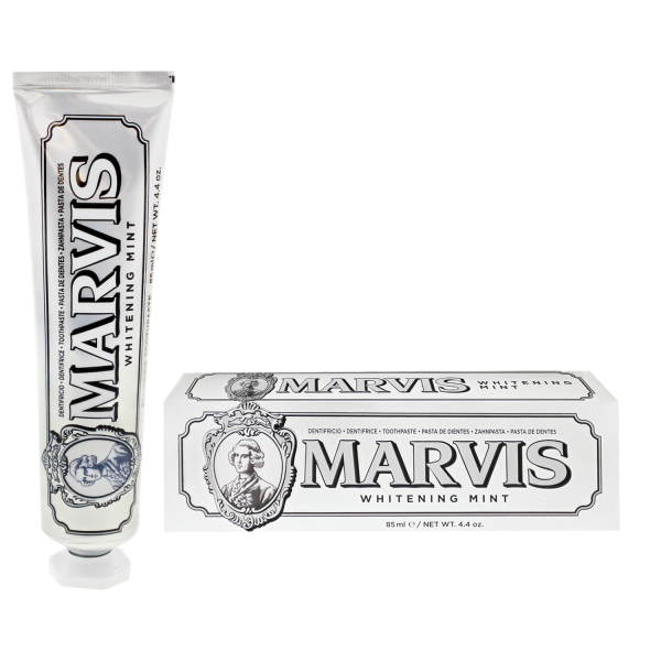 3 x Marvis Whitening Mint Zahnpasta Zahncreme je 85 ml Bleichende Wirkung