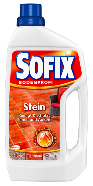SOFIX Stein Steinbodenreiniger 1 Liter Reinigt & Schützt innen und außen