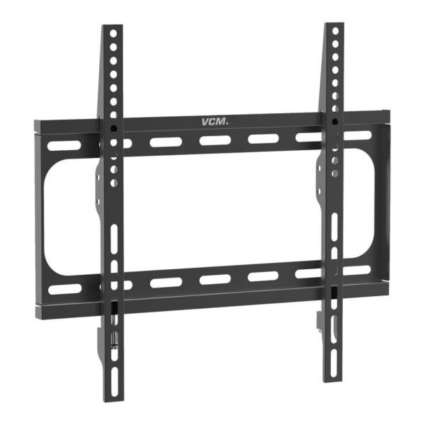 VCM B-FX 400 Wandhalterung für Flachbildschirme Stahl Schwarz Bis 25 Kg für 26 (66cm) bis 55 Zoll (139cm) Fernseher