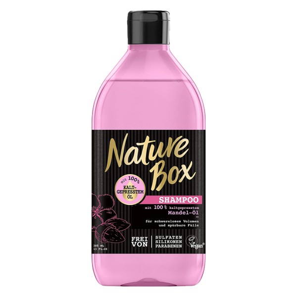 Nature Box Mandel-Öl Shampoo 385ml Volumen Shampoo Vegan