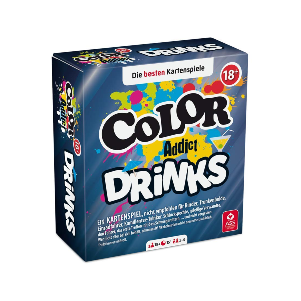 Ass Color Addict Drinks Partyspiel 18+ Die besten Kartenspiele 2-6 Spieler