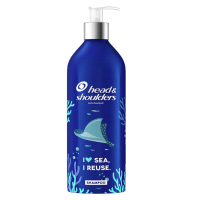 Head & Shoulders Classic Clean Anti-Schuppen Shampoo Nachfüllbare Aluminiumflasche Pumpspender 430ml