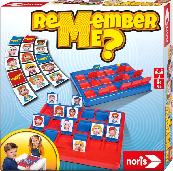 Noris Remember me lustiges Ratespiel mit 18 verschiedene Charaktere Fragespiel 606064477