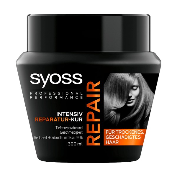 3 x Syoss Repair Intensiv Reparatur Kur je 300ml Haarkur für trockenes Haar
