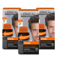 3 x L\'Oreal Men Expert Haarfarbe Nr.5 Hellbraun für Männer 100% Grauhaarabdeckung