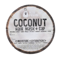 Bear Fruits Coconut Hair Mask + Cap 20ml Feuchtigkeitsspende Haar-Maske mit Kokosnuss Extrakt
