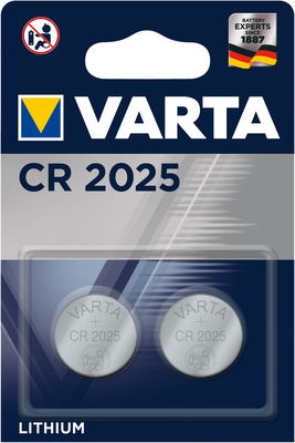 3 x 2er Pack VARTA 6025 CR2025 Lithium 3V Knopfzellen