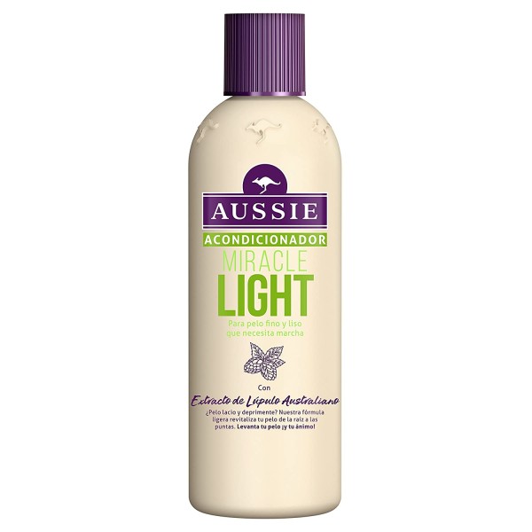 Aussie Miracle Light Conditioner Spülung Australisches Hopfenextrakt feines & kraftloses Haar 250 ml