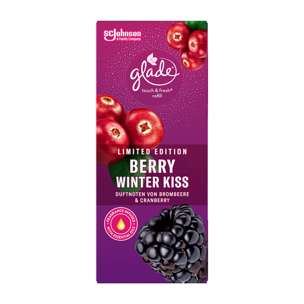 Glade Touch & Fresh Berry Winter Kiss Lufterfrischer Nachfüller 10ml Limited Edition
