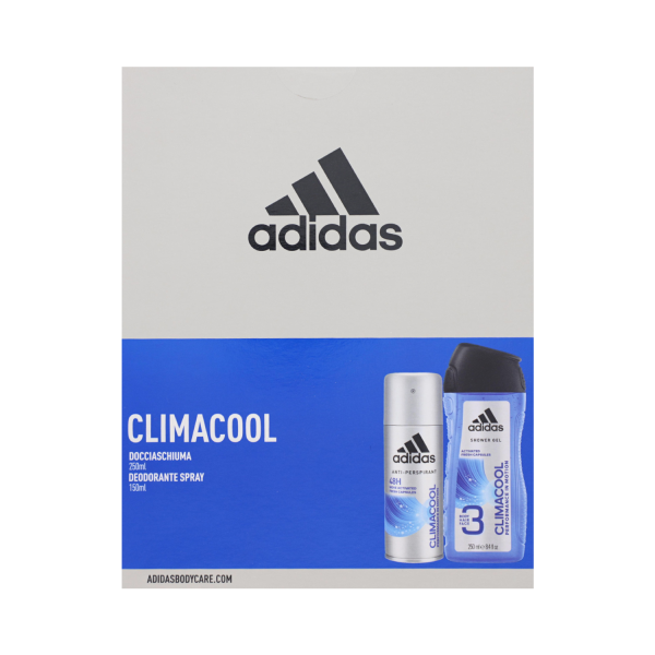 Adidas Geschenk Set Climacool for men 3in1 Duschgel 250ml & Deo 48 H Anit Persipant 150ml