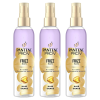 3 x Pantene Pro-V Frizz SOS Hair Shake Leave in Haarpflegespray mit Birke jeweils 150ml