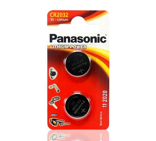 Panasonic Lithium CR2032 2 er-Blister
