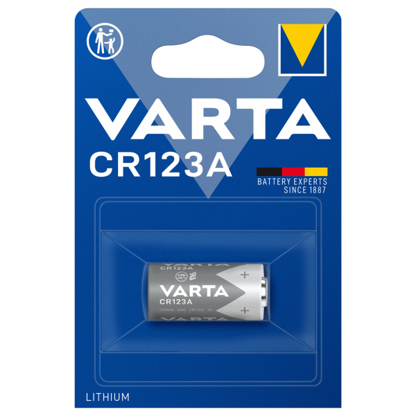 VARTA Lithium Batterie 6205 CR123A BL1 3V