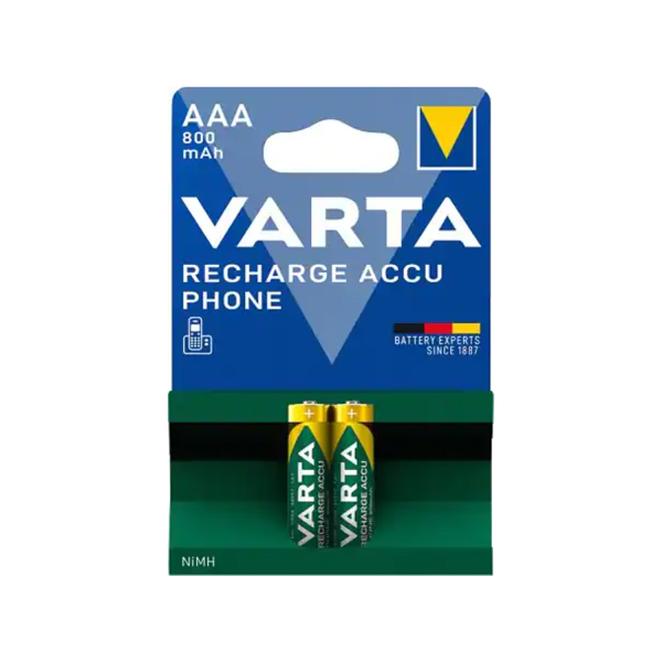 VARTA Phone AAA 800mAh 2er Blister HR03 Micro NiMH
