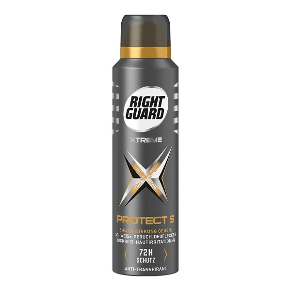 3 x Right Guard Anti-Transpirant Spray Xtreme Protect 5 72h Schutz je 150ml